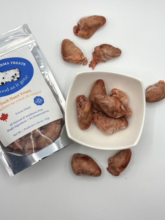 Freeze Dried Duck Heart 50g